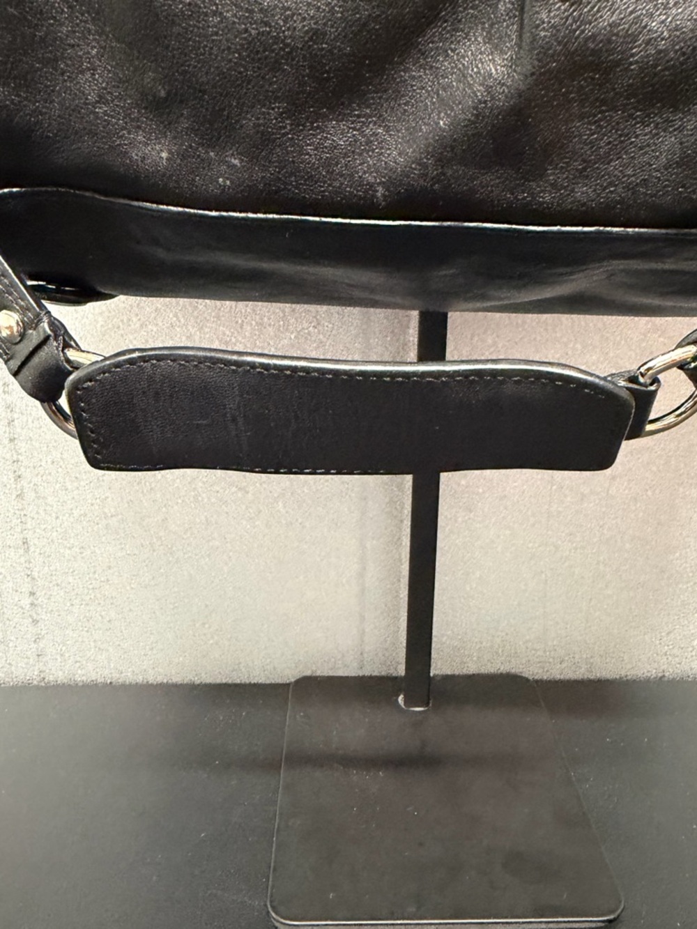 Coach Ashley Leather Satchel F15445 Black Shoulder Bag - Picture 8 of 15